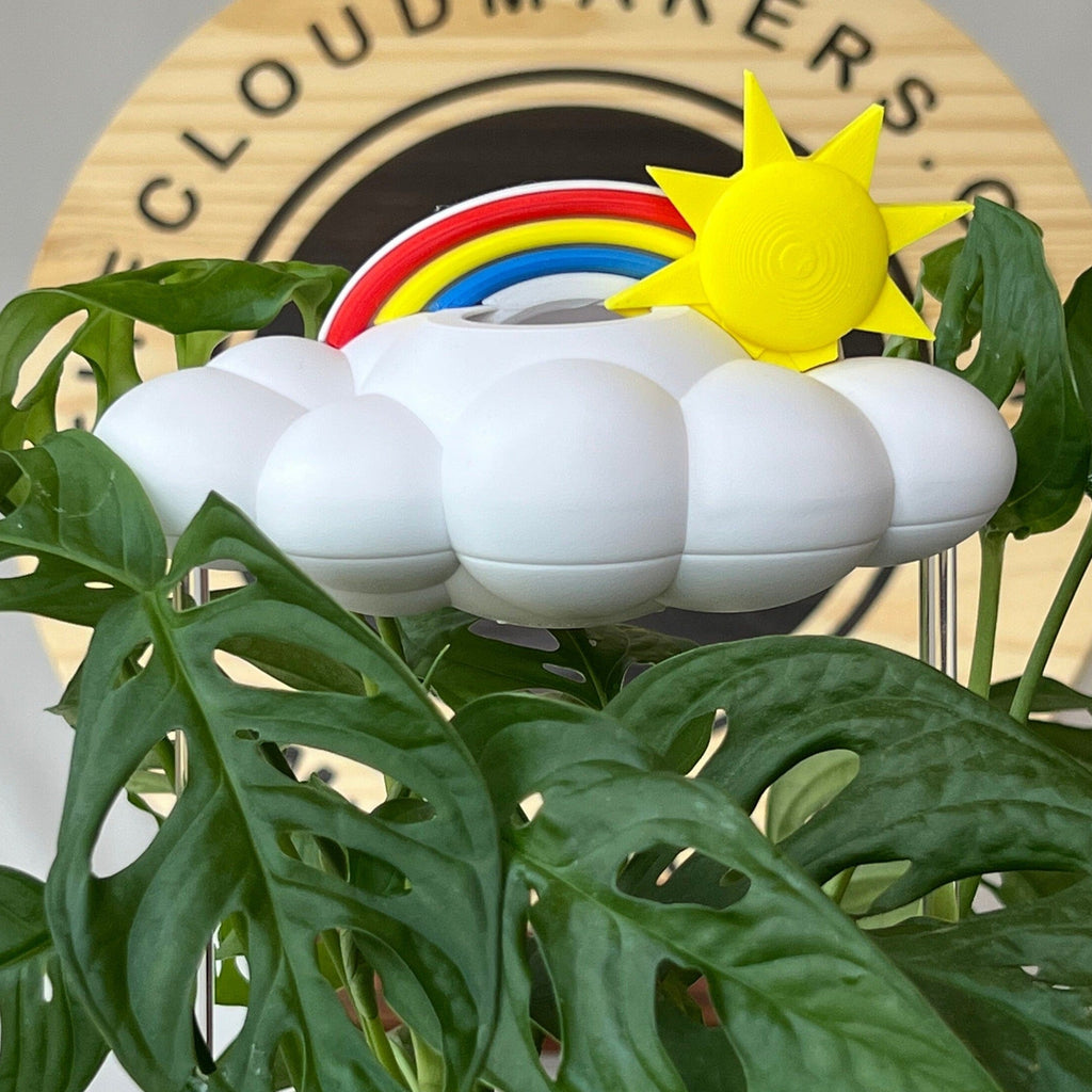 Original Dripping Rain Cloud with Sun and Rainbow Charms The Cloud Makers