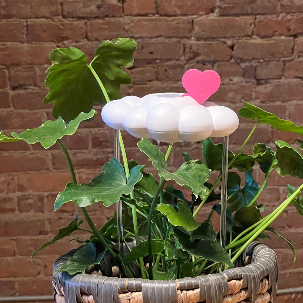 Original Dripping Rain Cloud with Pink Heart Charm The Cloud Makers