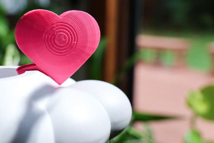 Original Dripping Rain Cloud with Pink Heart Charm The Cloud Makers
