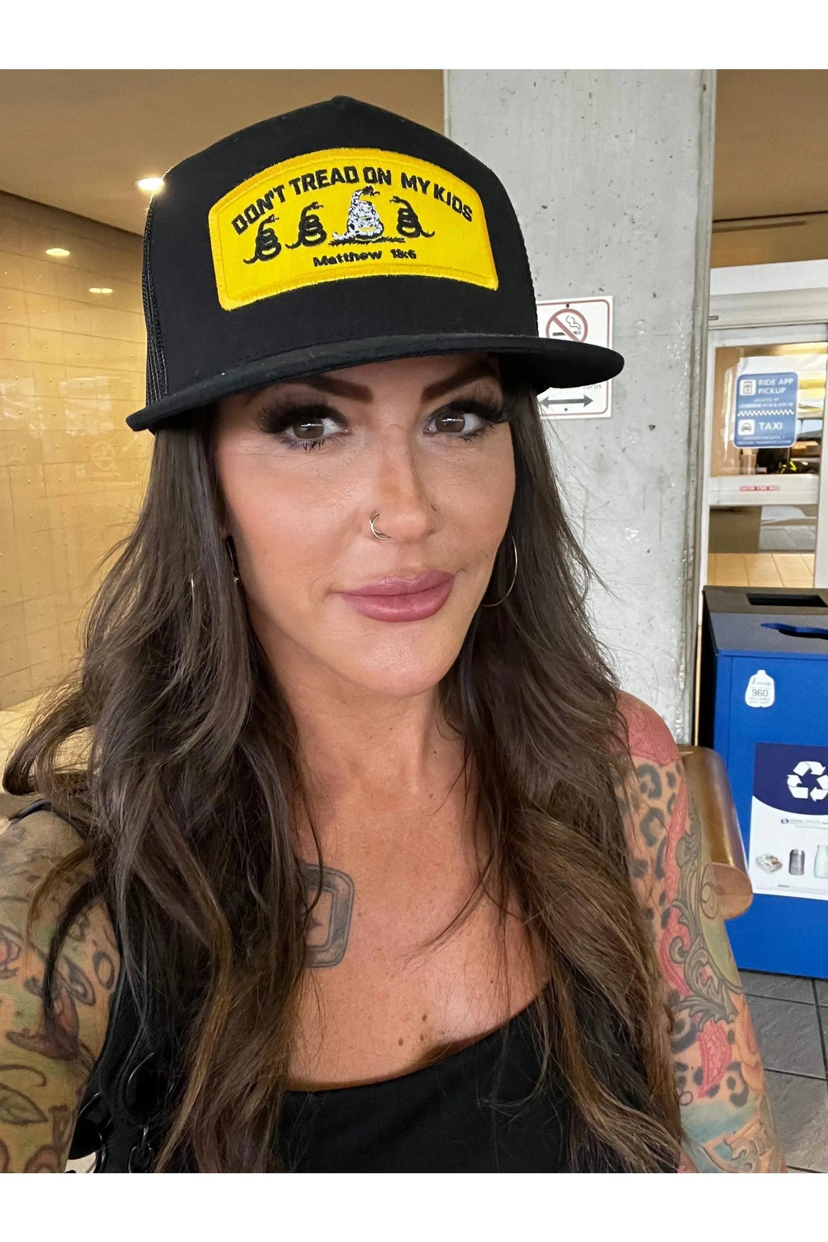 Don't Tread on My Kids Trucker Hat -clearance Pretty Little Patriot