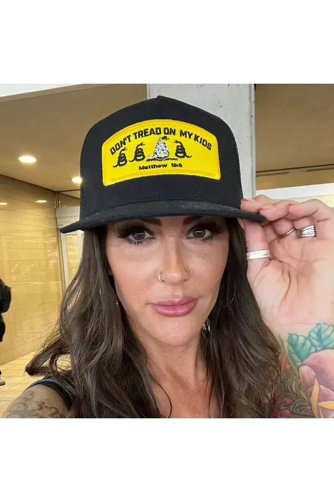 Don't Tread on My Kids Trucker Hat -clearance Pretty Little Patriot