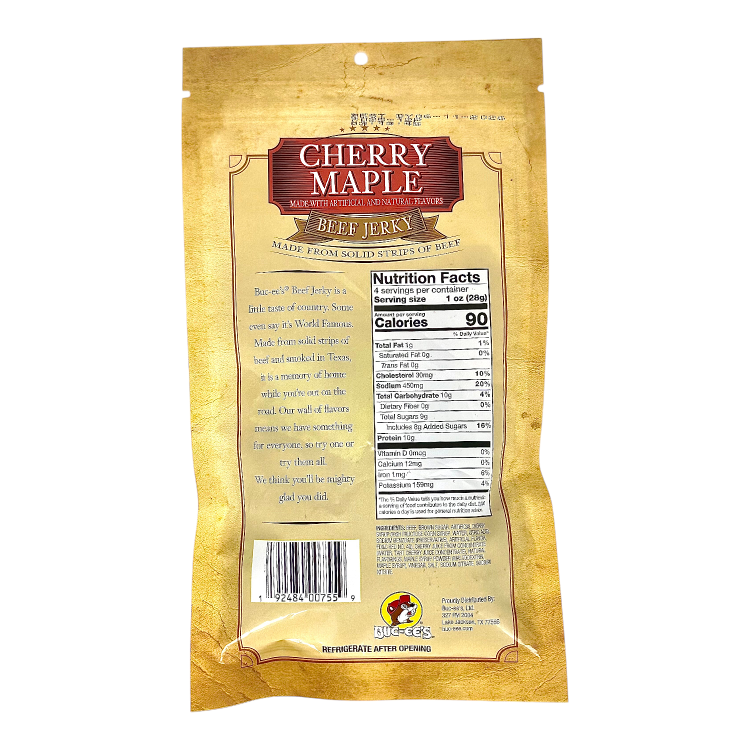 Cherry Maple Beef Jerky TrueTexasMerch
