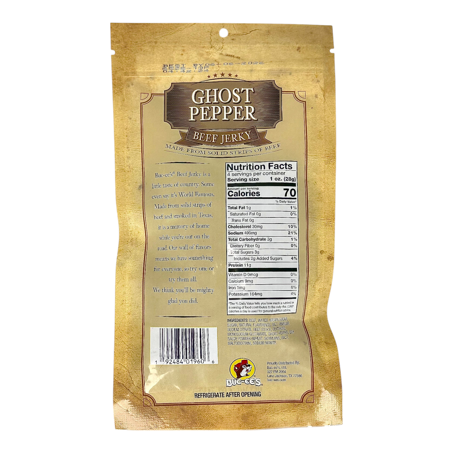 Ghost Pepper Beef Jerky TrueTexasMerch