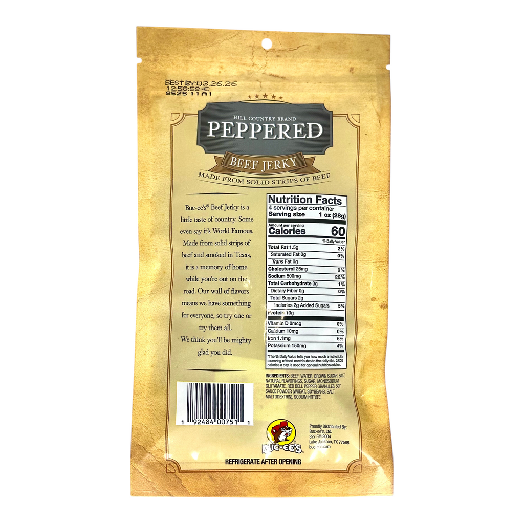 Hill Country Peppered Beef Jerky TrueTexasMerch