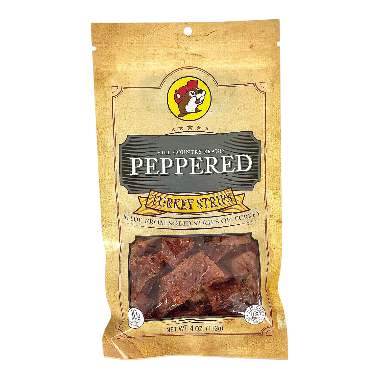 Hill Country Brand Peppered Turkey Jerky TrueTexasMerch
