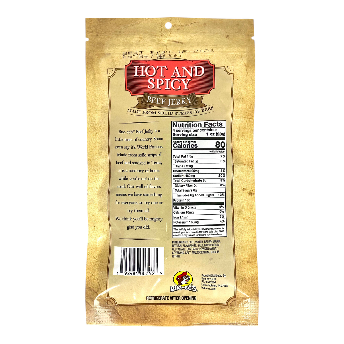 Hot and Spicy Beef Jerky TrueTexasMerch