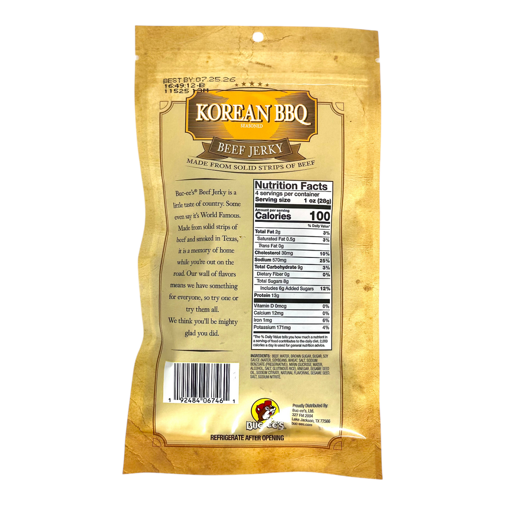 Korean BBQ Beef Jerky TrueTexasMerch