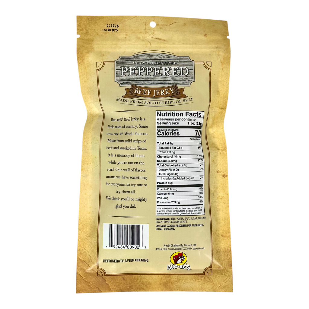 Old Western Style Peppered Beef Jerky TrueTexasMerch