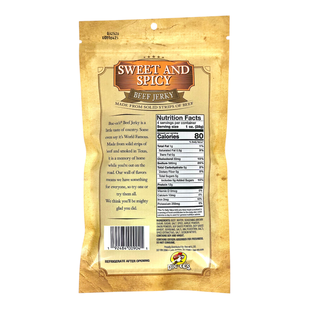 Sweet and Spicy Beef Jerky TrueTexasMerch