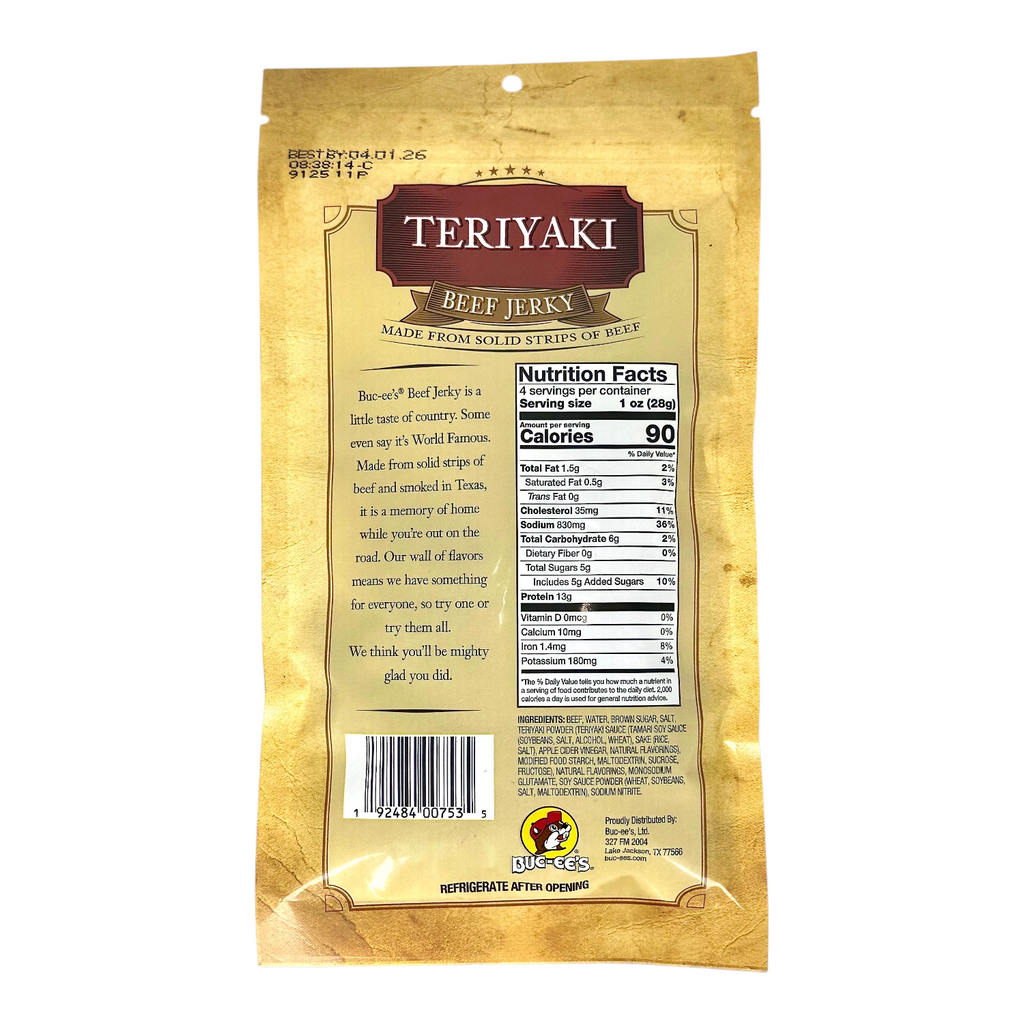 Teriyaki Beef Jerky TrueTexasMerch