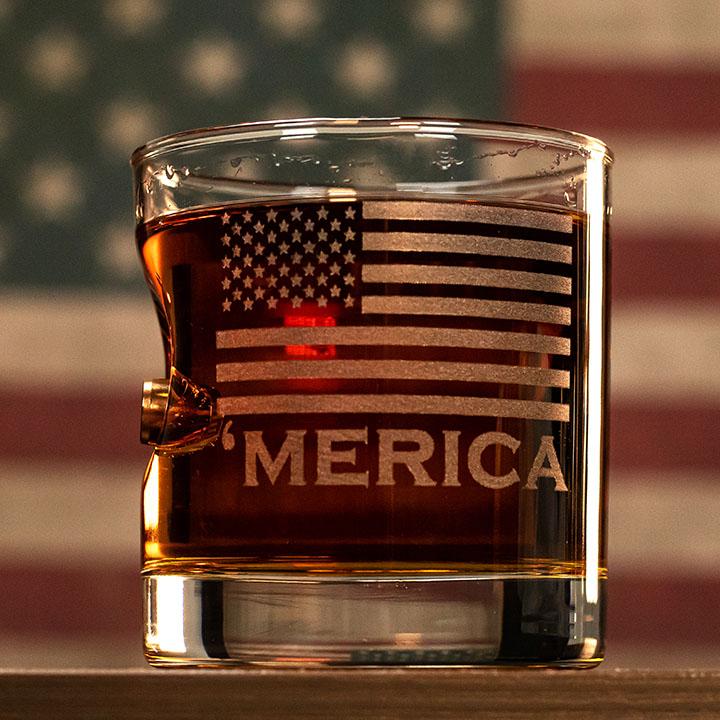 'Merica Rocks Glass - 11oz BenShot