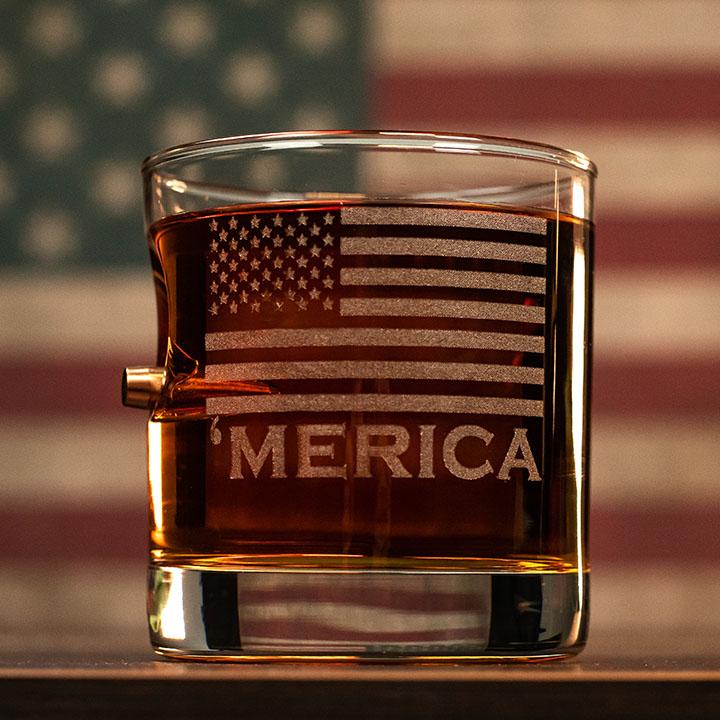'Merica Rocks Glass - 11oz BenShot