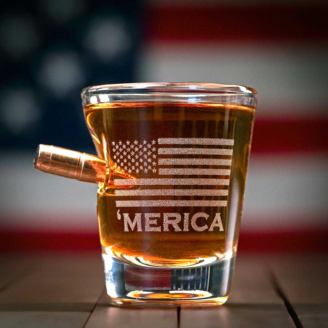 'Merica Shot Glass - 2oz BenShot