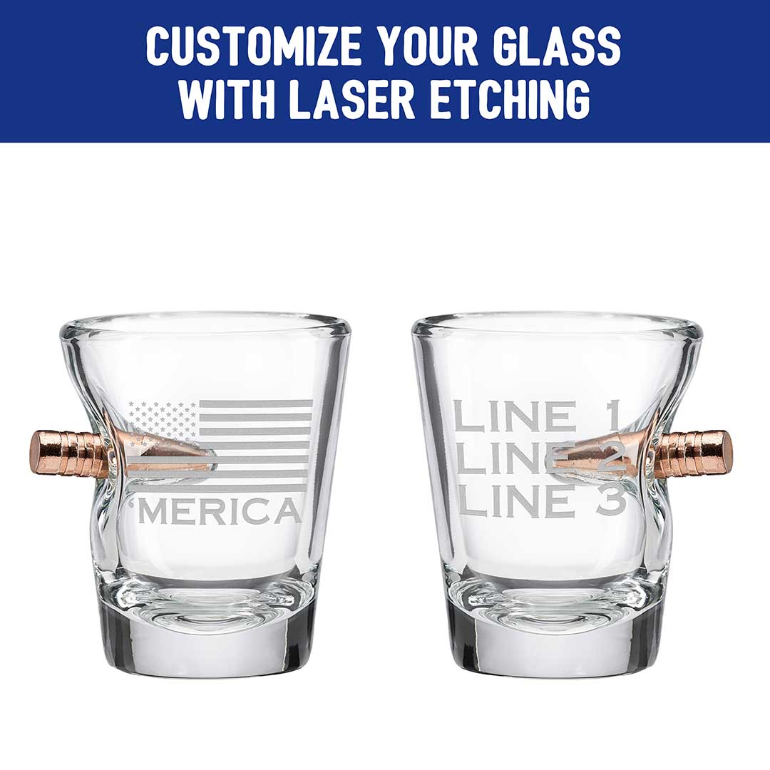 'Merica Shot Glass - 2oz BenShot