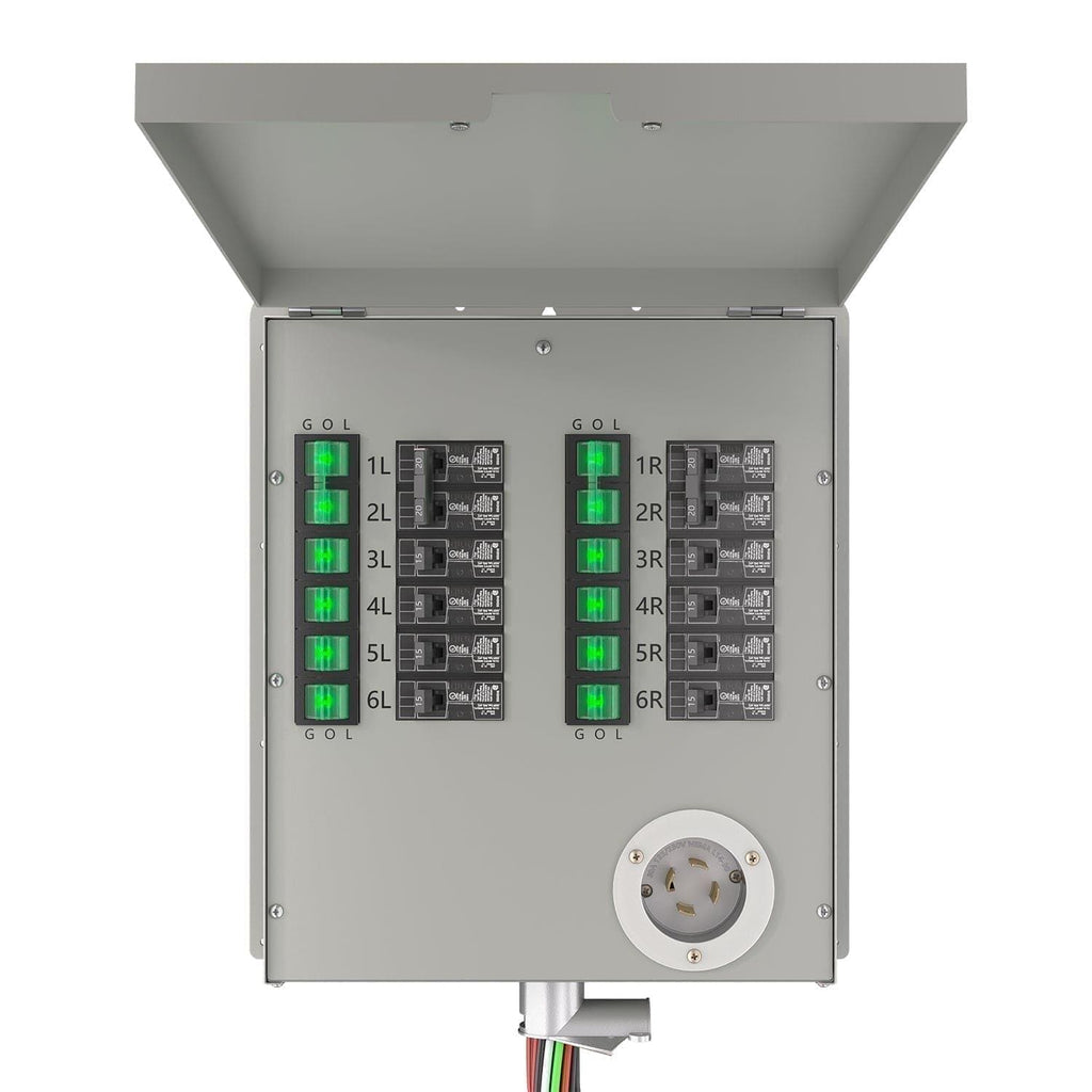 Refurbished - Nature's Generator 12-Circuit 120/240V 30A Non-Automatic Power Transfer Switch Nature's Generator