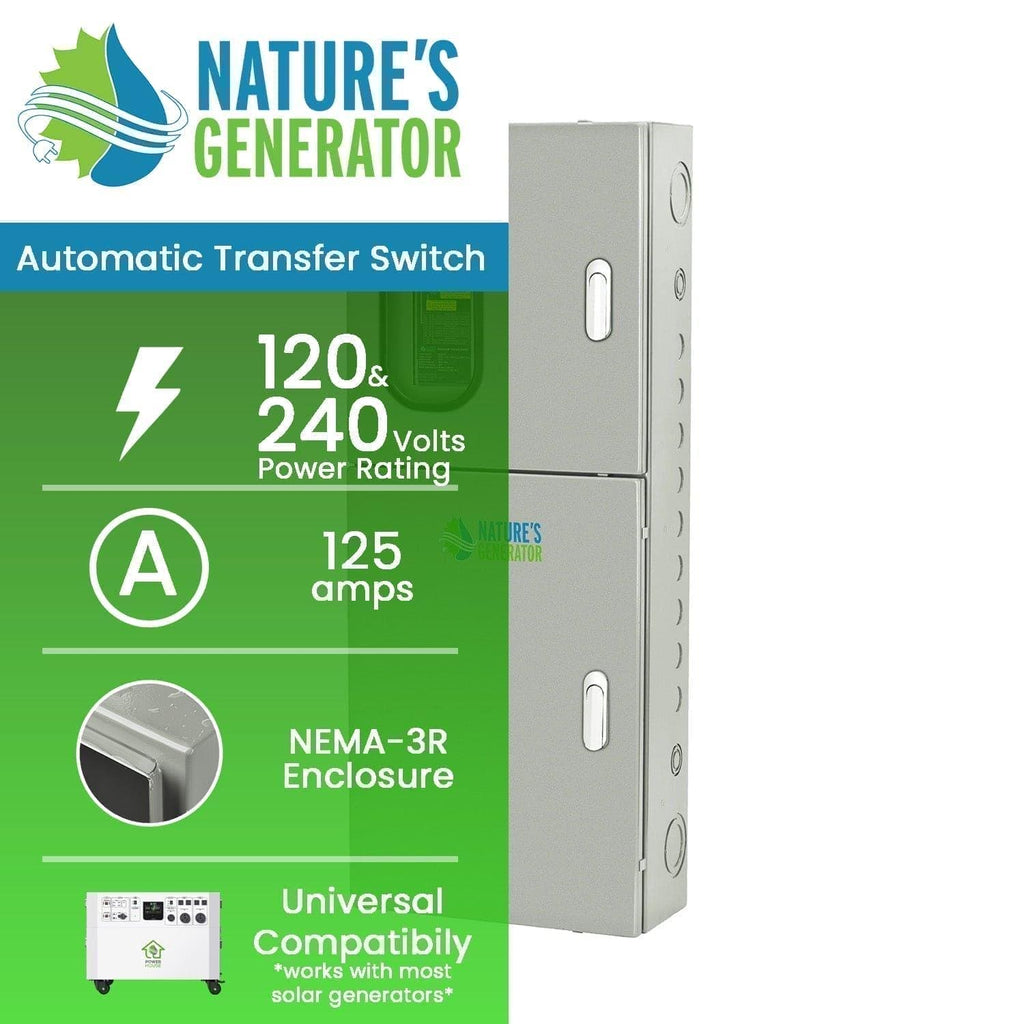 Refurbished - Nature's Generator 125A Automatic Transfer Switch Nature's Generator