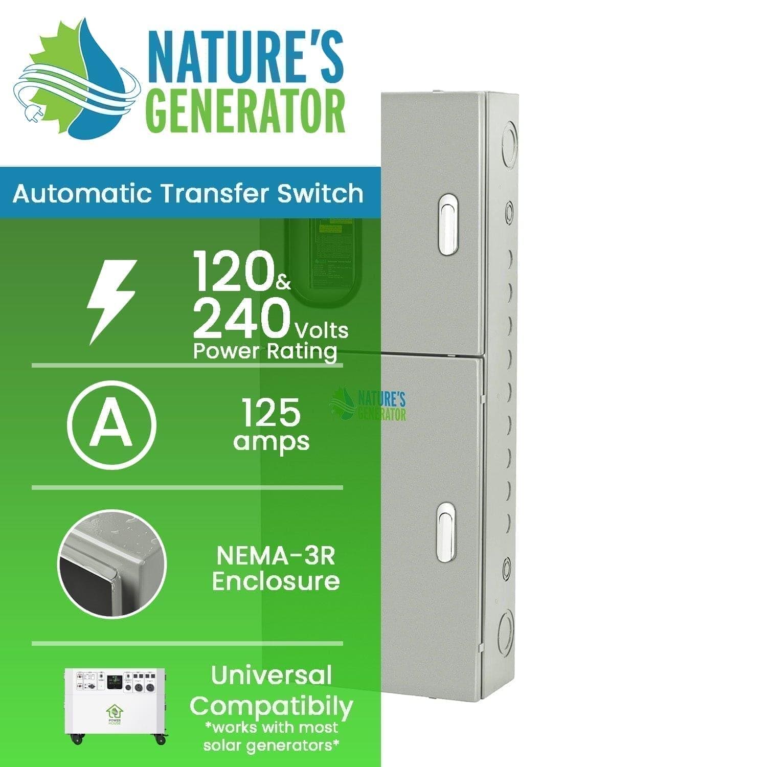 Refurbished - Nature's Generator 125A Automatic Transfer Switch Nature's Generator