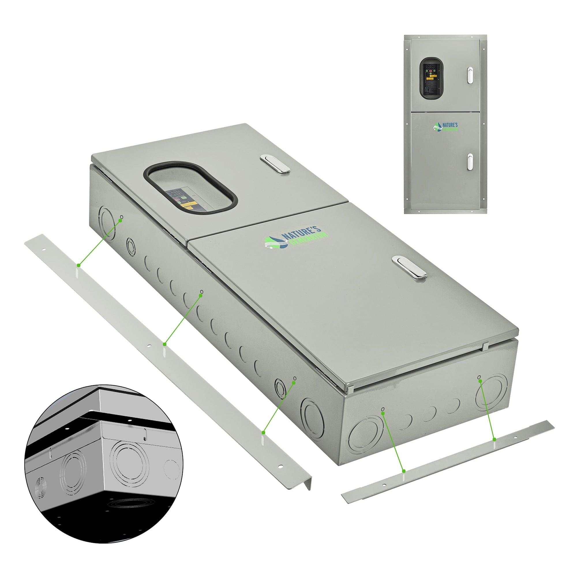 Nature's Generator 125A Automatic Transfer Switch Flush Mount Nature's Generator