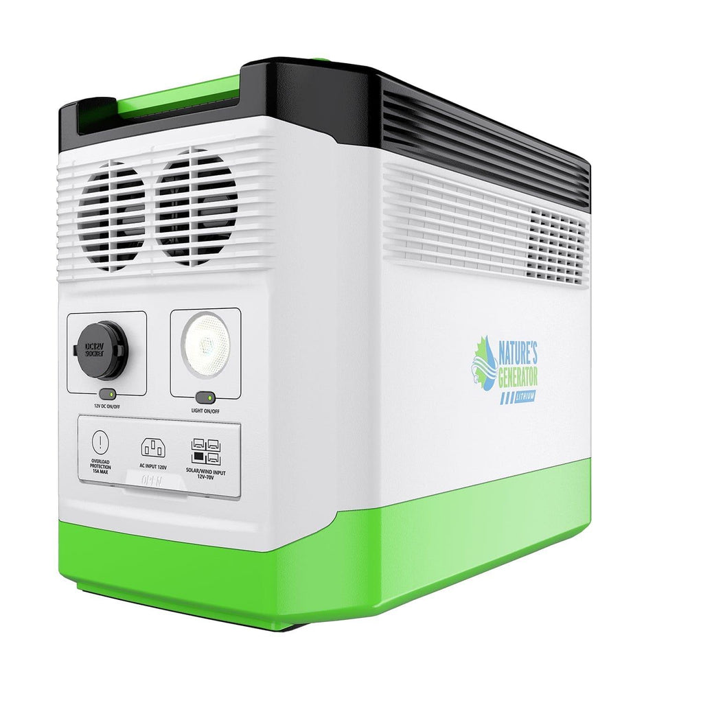 Nature's Generator Lithium 1800 Solar Generator and Transfer Switch Nature's Generator