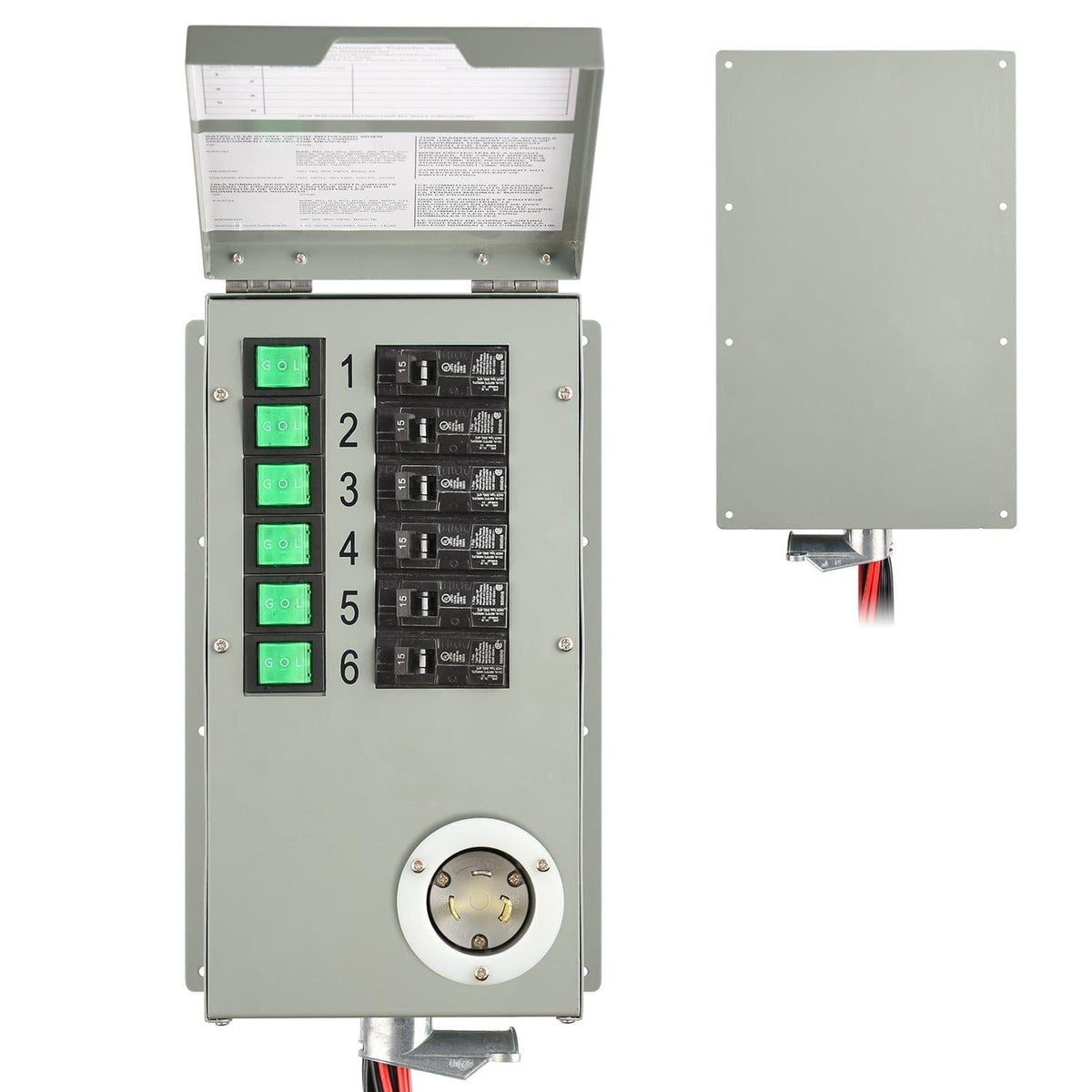 Nature's Generator 120V 30A 6-Circuit Manual Transfer Switch Nature's Generator
