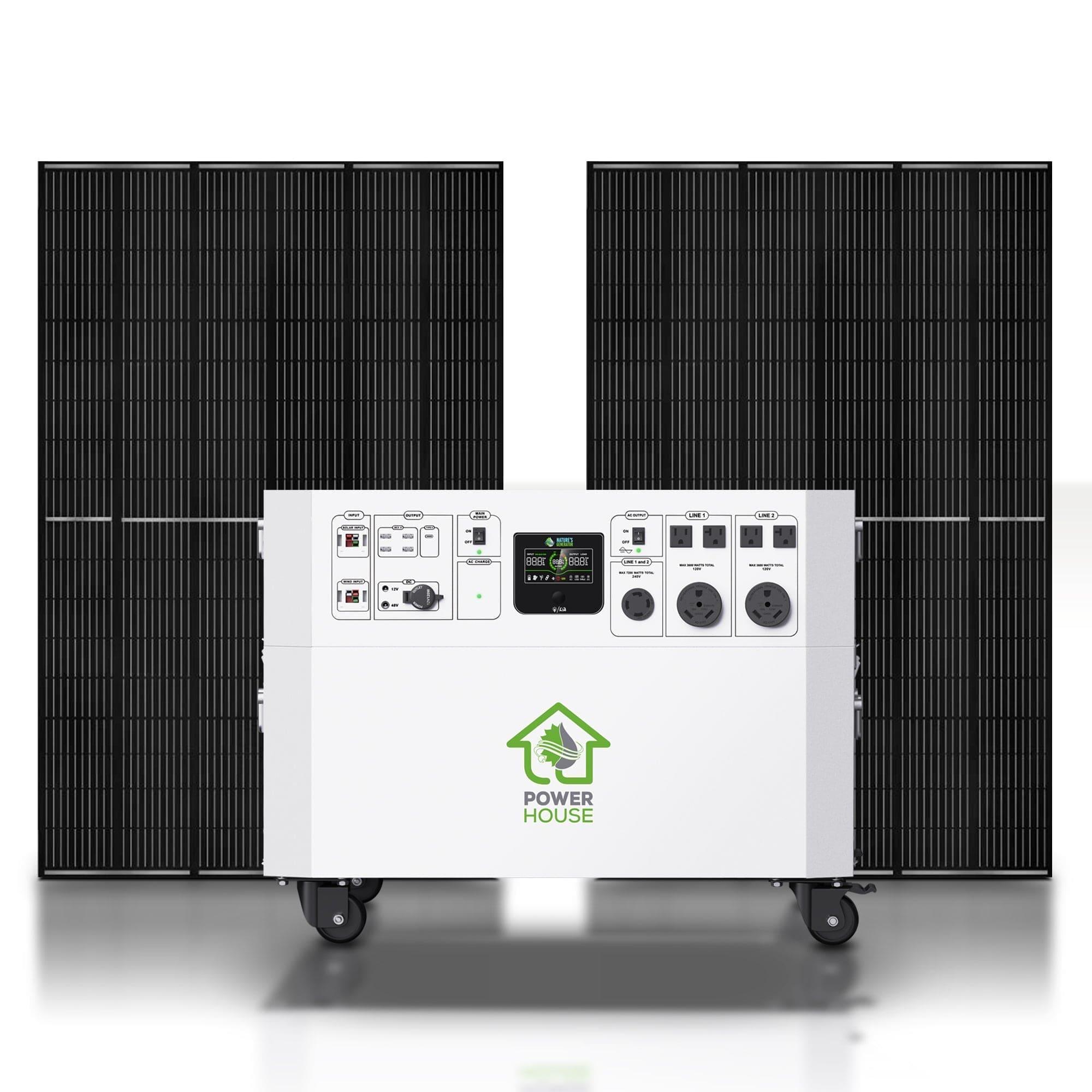 Nature’s Generator Powerhouse with Solar Panel Nature's Generator