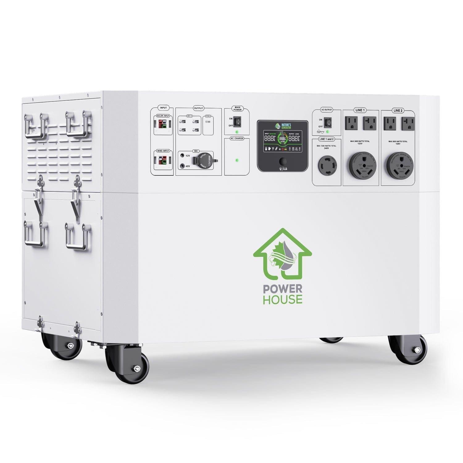 Nature’s Generator Powerhouse with Solar Panel Nature's Generator