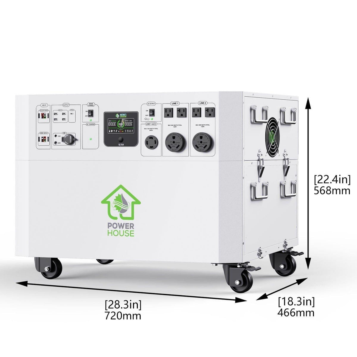 Nature’s Generator Powerhouse with Solar Panel Nature's Generator