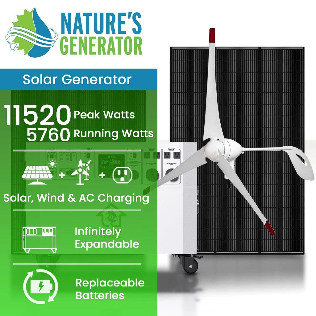 Nature’s Generator Powerhouse Solar and Wind Generator Nature's Generator