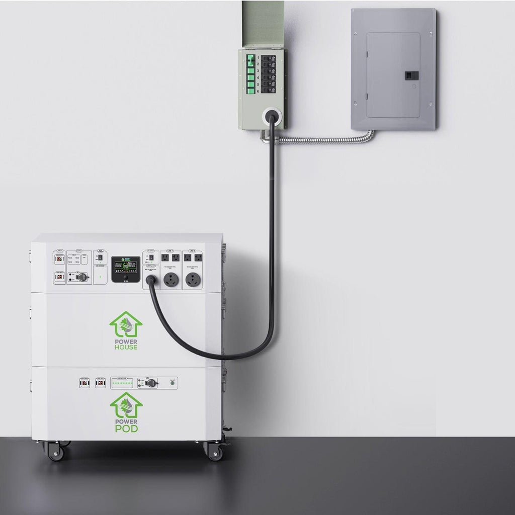 Nature’s Generator Powerhouse with Solar Panel and Transfer Switch Nature's Generator