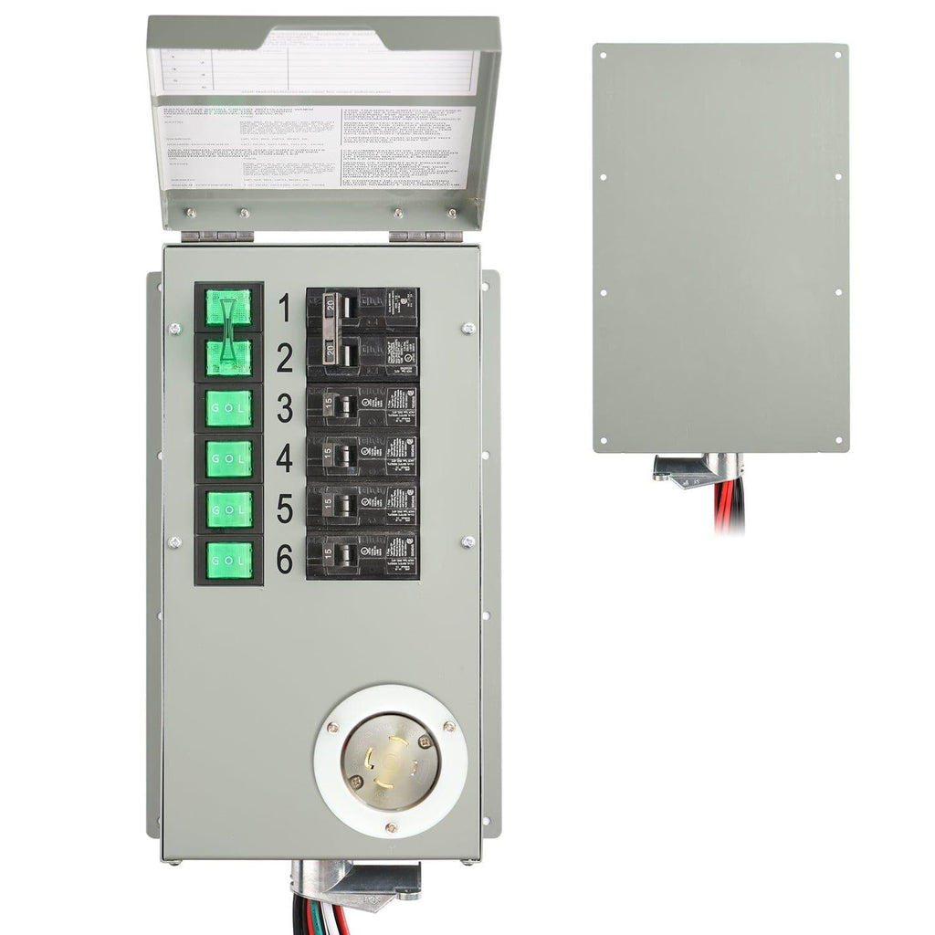 Nature’s Generator Powerhouse with Solar Panel and Transfer Switch Nature's Generator