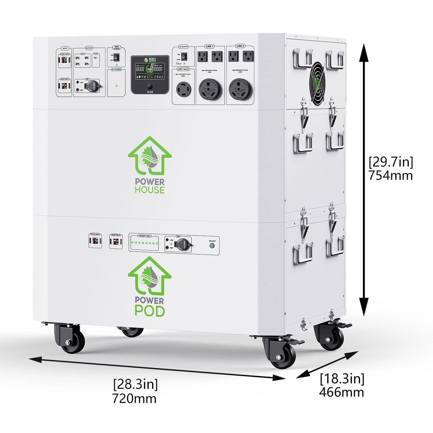 Nature’s Generator Powerhouse Solar and Wind Generator Nature's Generator