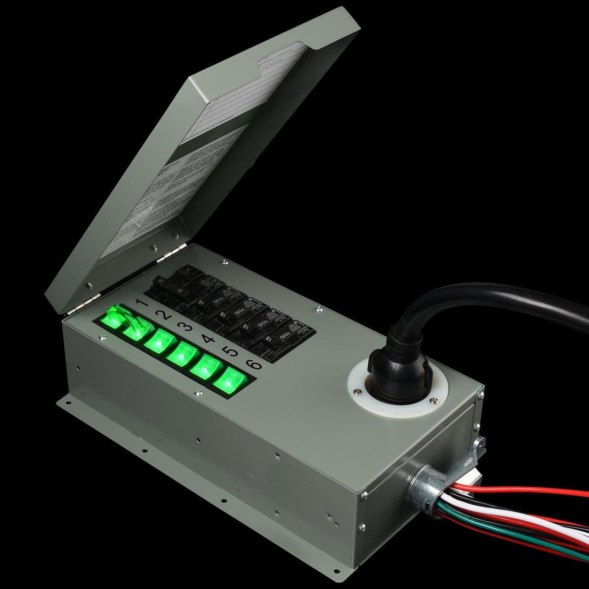 Nature's Generator 120V/240V 30A 6-Circuit Manual Transfer Switch Nature's Generator