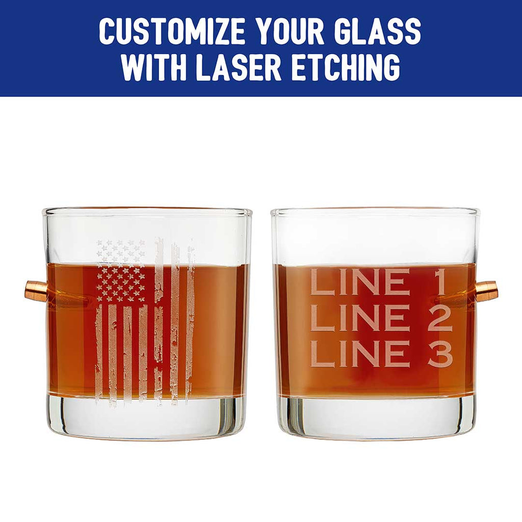 Patriotic Rocks Glass - 11oz BenShot