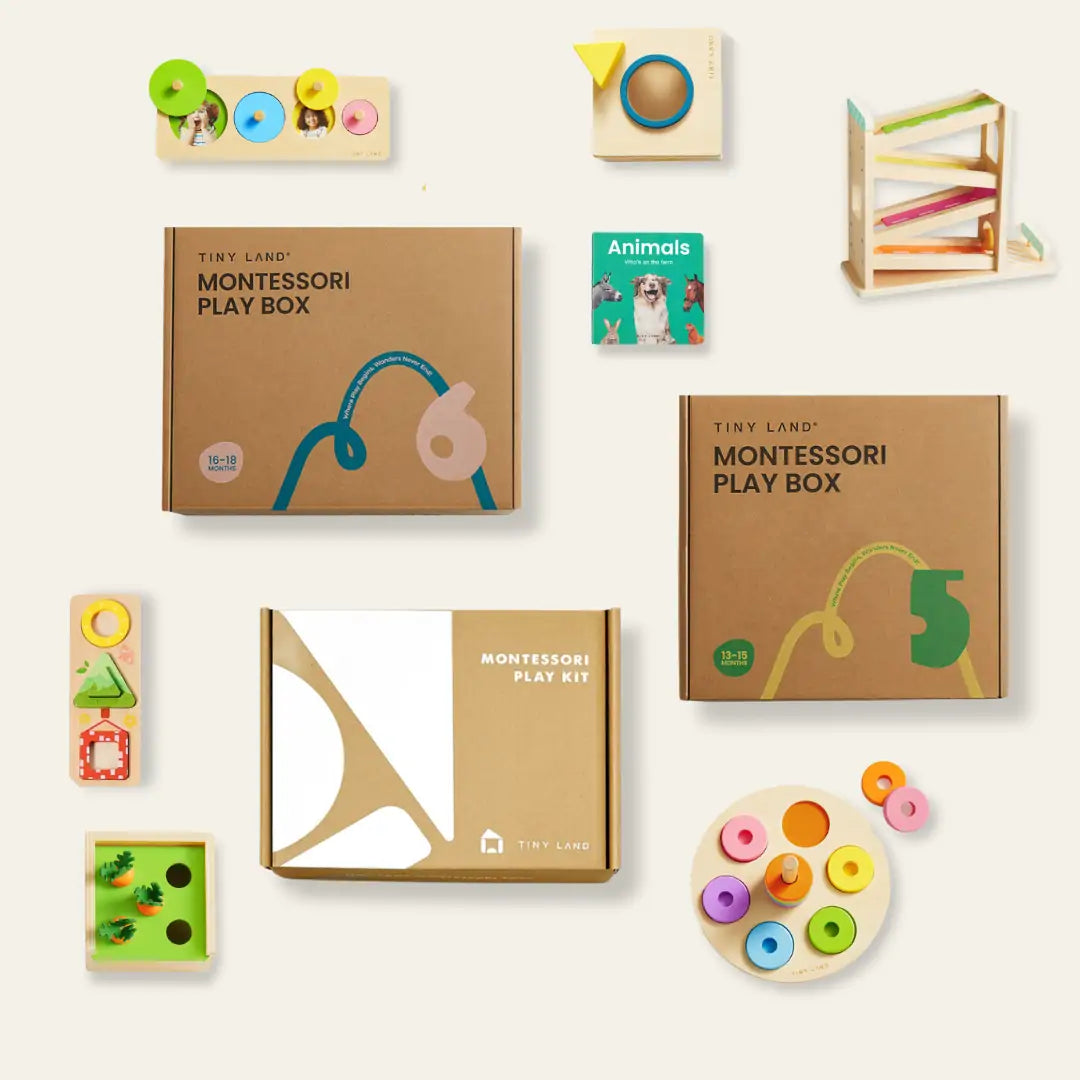 Tiny Land® Montessori Advanced Skills Baby Set（13–24 months） Tiny Land INC