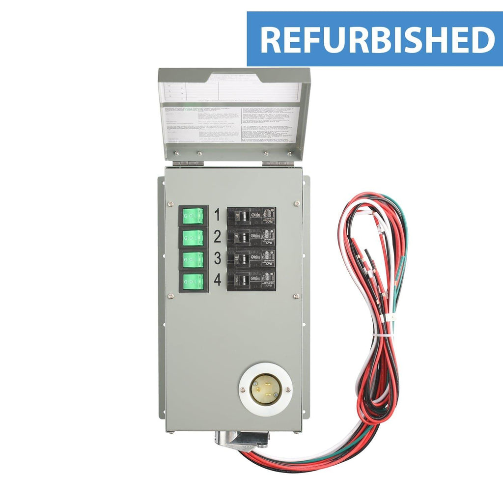 Refurbished - Nature's Generator 120V 15A 4-Circuit Manual Transfer Switch Nature's Generator