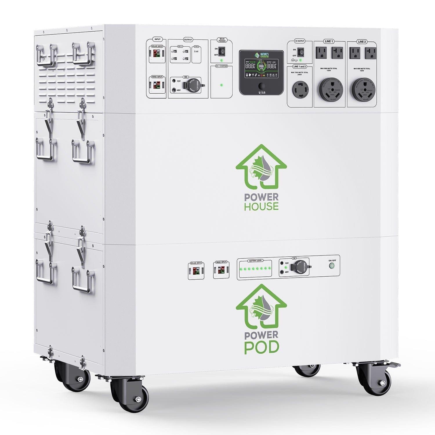 Refurbished - Nature's Generator Powerhouse + Power Pod Nature's Generator