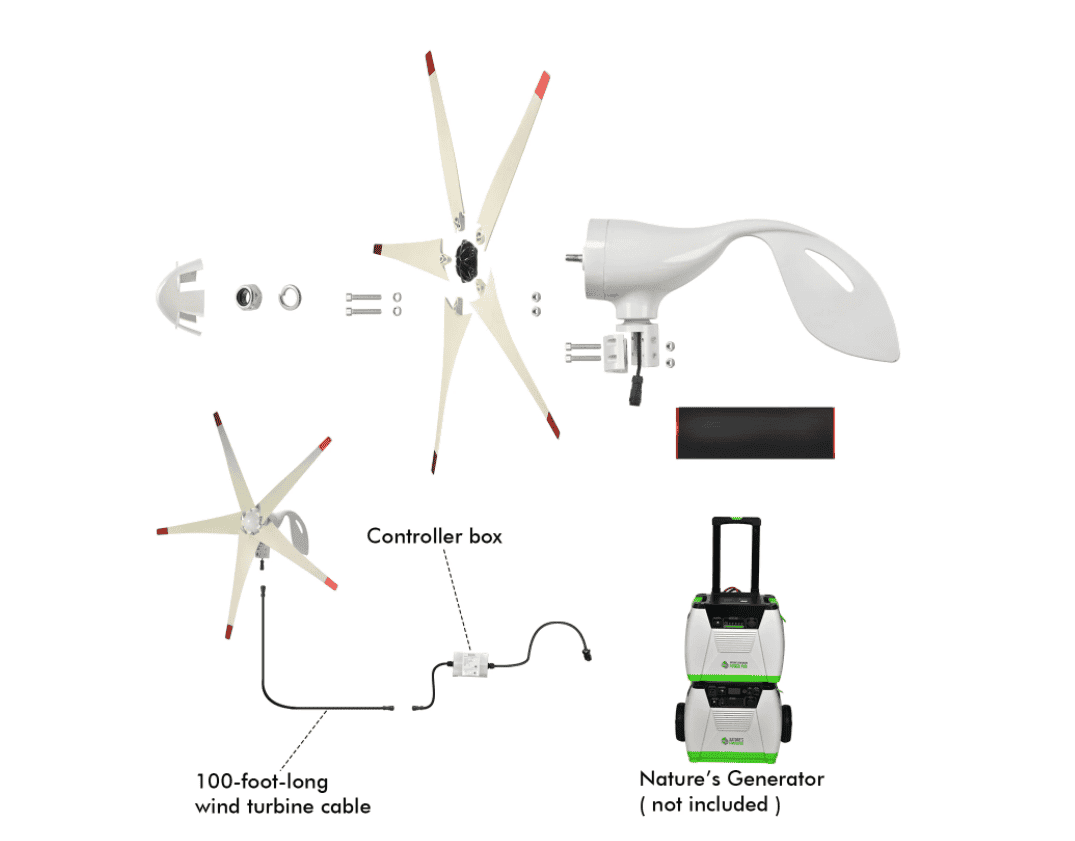 REFURBISHED - Nature's Generator Wind Turbine Nature's Generator
