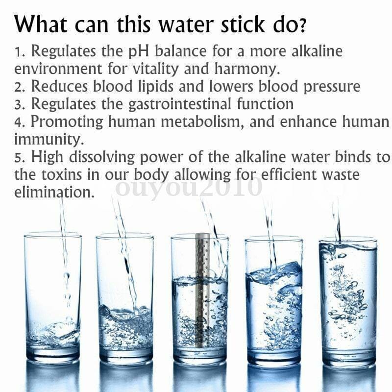 3 Pack - Alkaline Ionizer Hydrogen Water Stick w/ Protective Case (3 for the price of 1) Your Emf Shield