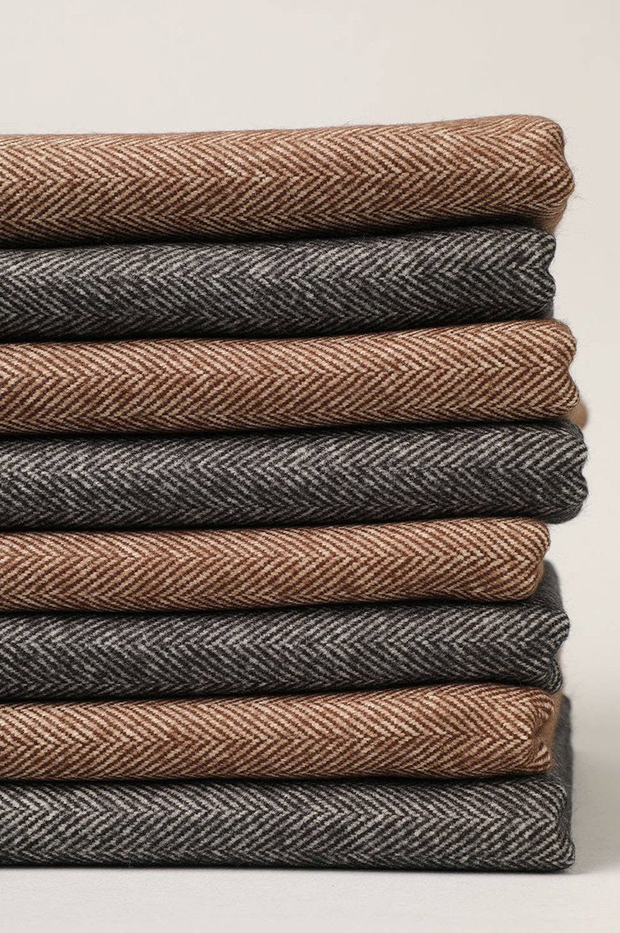 Herringbone Cashmere Feel Scarf Pretty Little Patriot