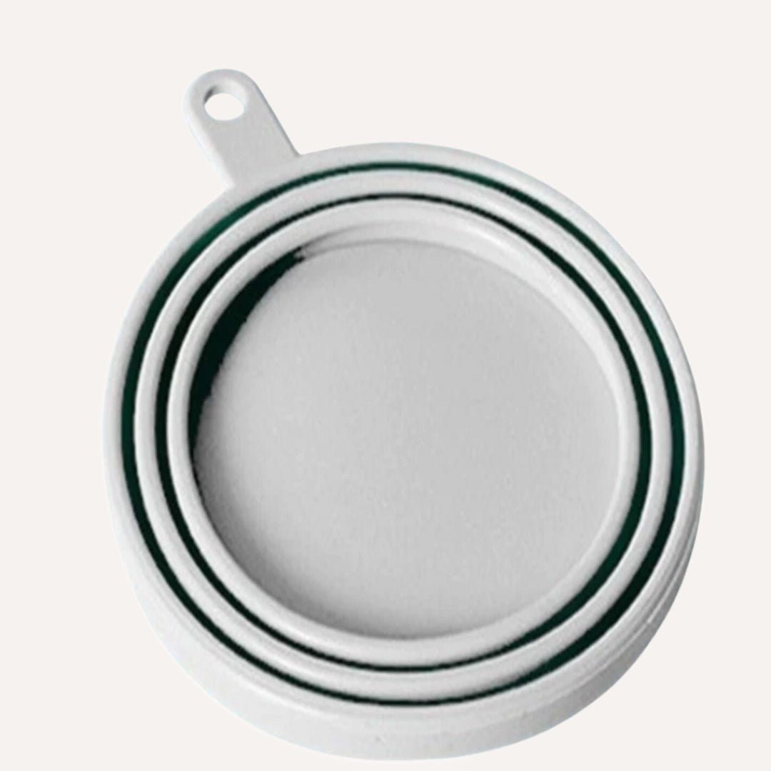 Pet Food Saver Lid with Spoon - BPA-Free Silicone, Keeps Food Fresh Tilley + Me
