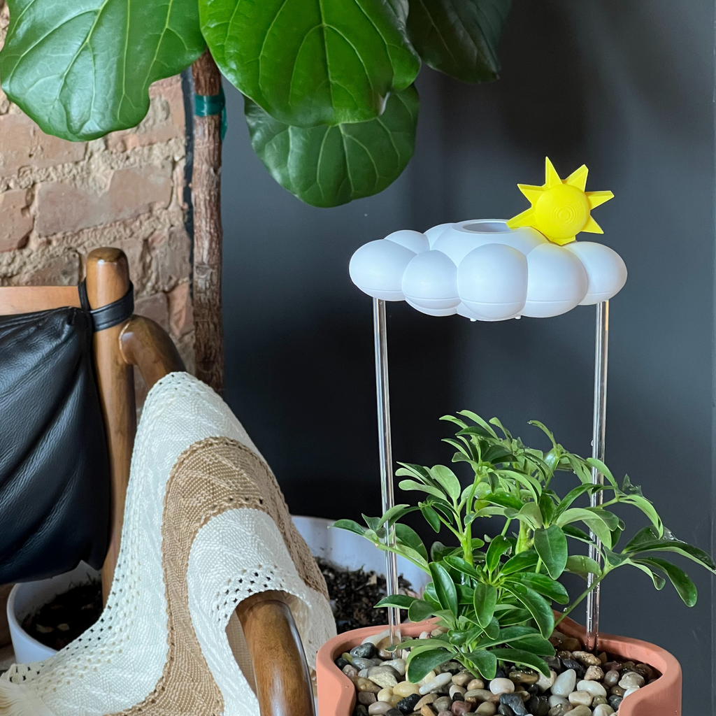 Original Dripping Rain Cloud with Sun Charm The Cloud Makers