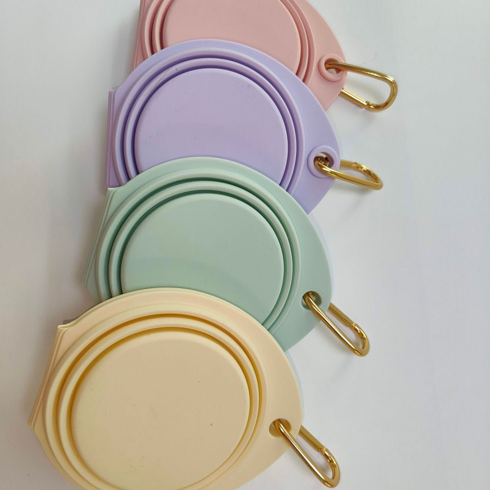Collapsible Double Pet Bowl – Lightweight & Portable for Travel Tilley + Me