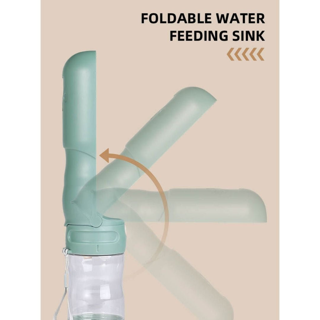 Travel Dog Water Bottle with Treat Holder – Leakproof & BPA-Free 350mL Tilley + Me