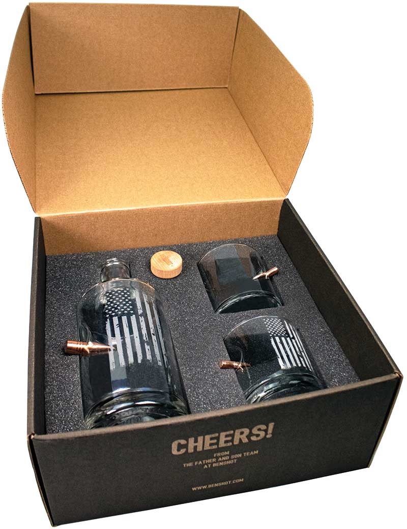 Whiskey Decanter and Rocks Glass Set BenShot