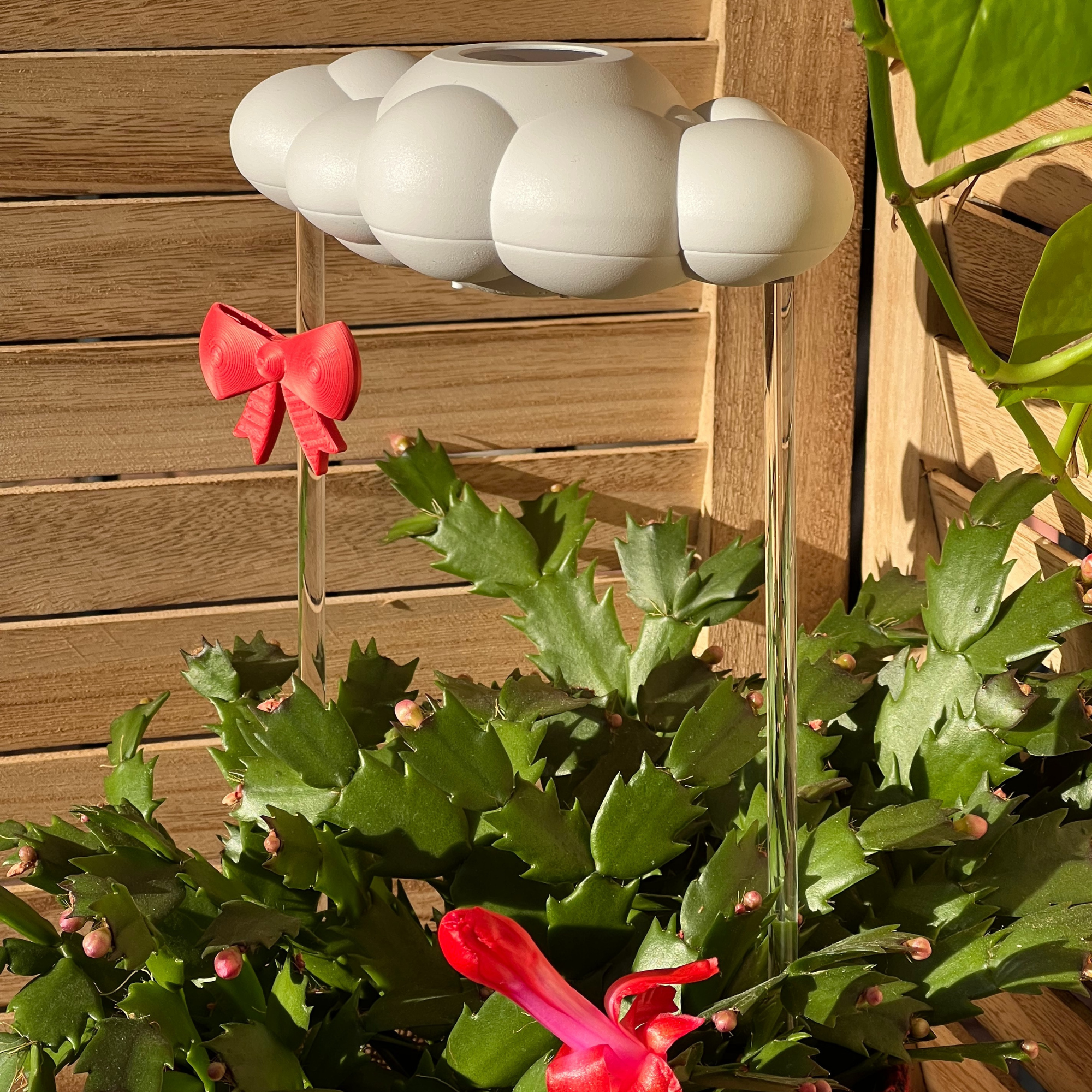 Original Dripping Rain Cloud with Bow Charm The Cloud Makers