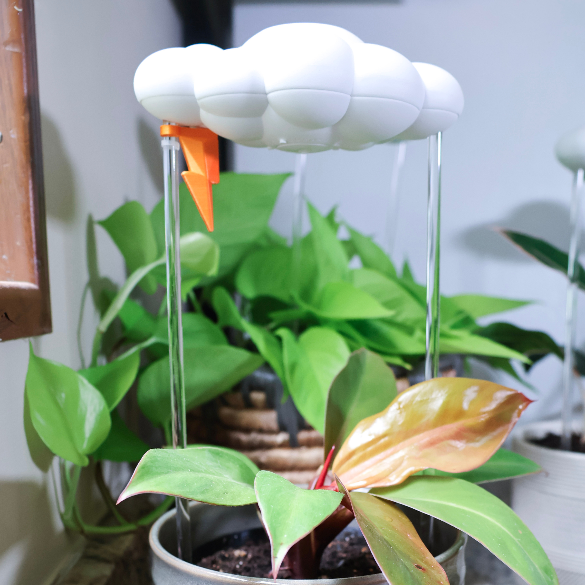 Original Dripping Rain Cloud with Lightning Bolt Charm The Cloud Makers