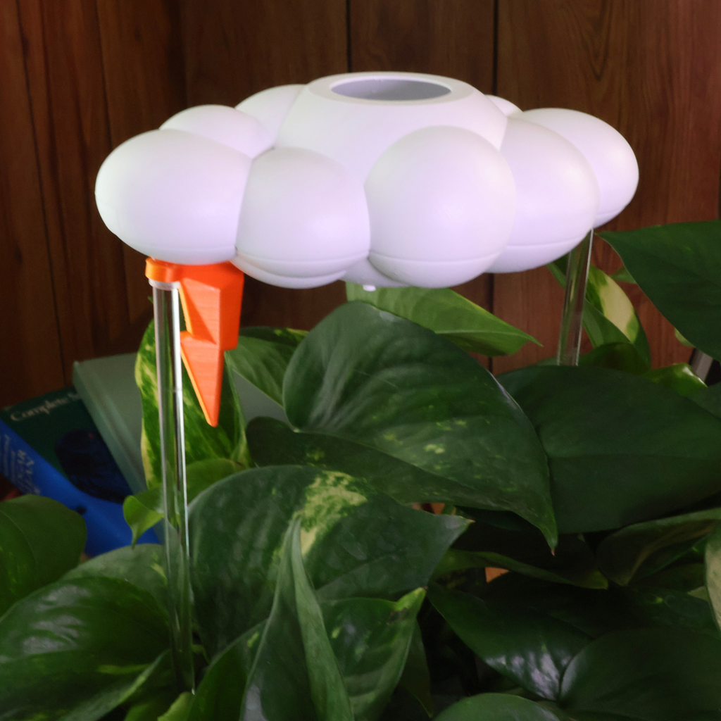 Original Dripping Rain Cloud with Lightning Bolt Charm The Cloud Makers