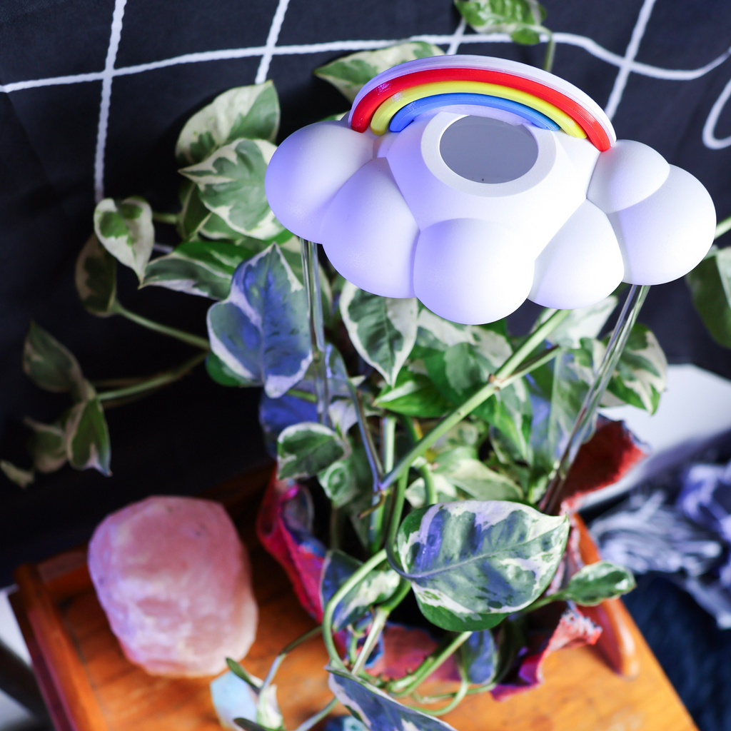 Original Dripping Rain Cloud with Rainbow Charm The Cloud Makers