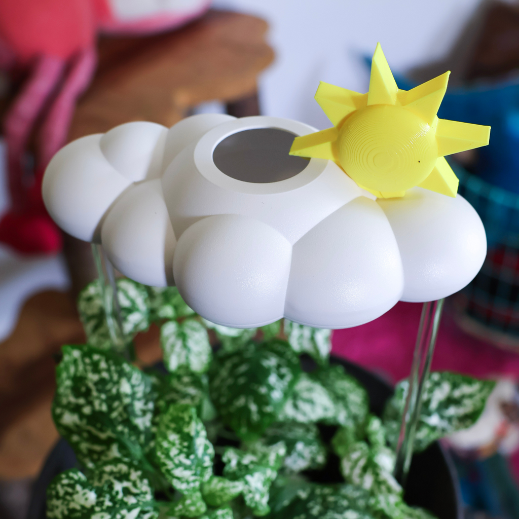 Original Dripping Rain Cloud with Sun Charm The Cloud Makers