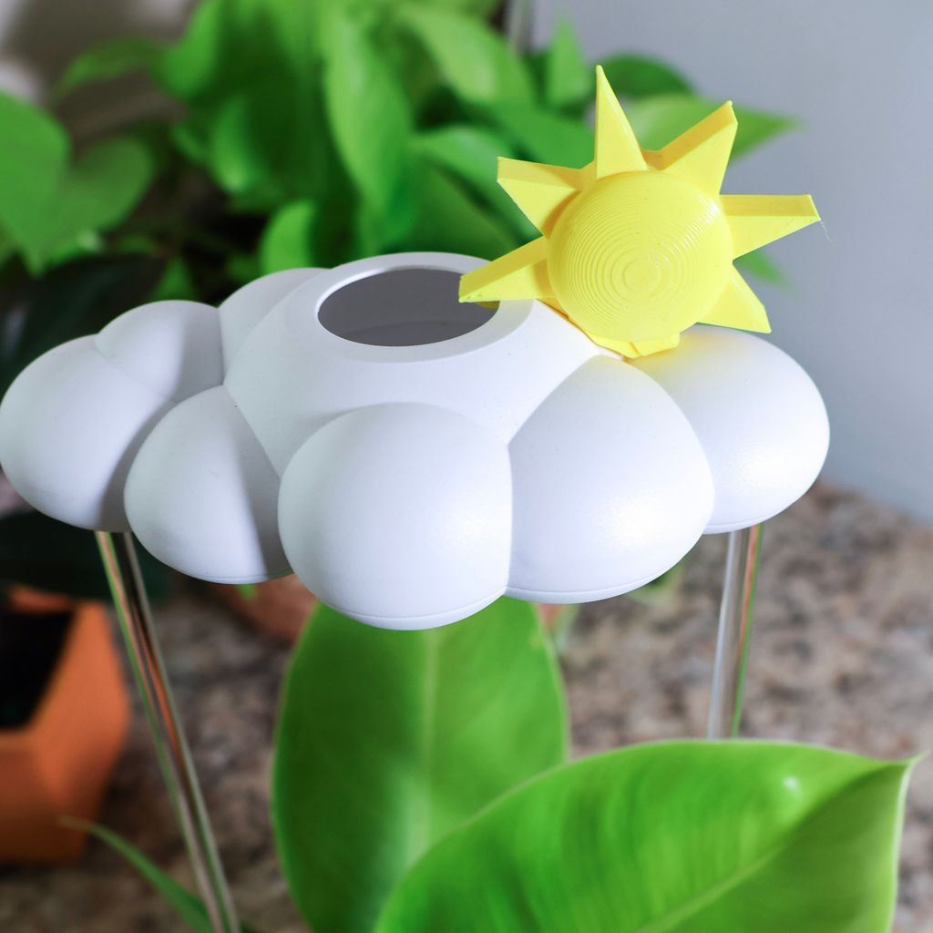 Original Dripping Rain Cloud with Sun Charm The Cloud Makers